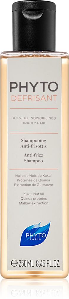 Phyto Phytodefrisant Anti-Frizz Shampoo - питательный шампунь для непослушных и вьющихся волос /   250  ml  / GTIN 3338221007100