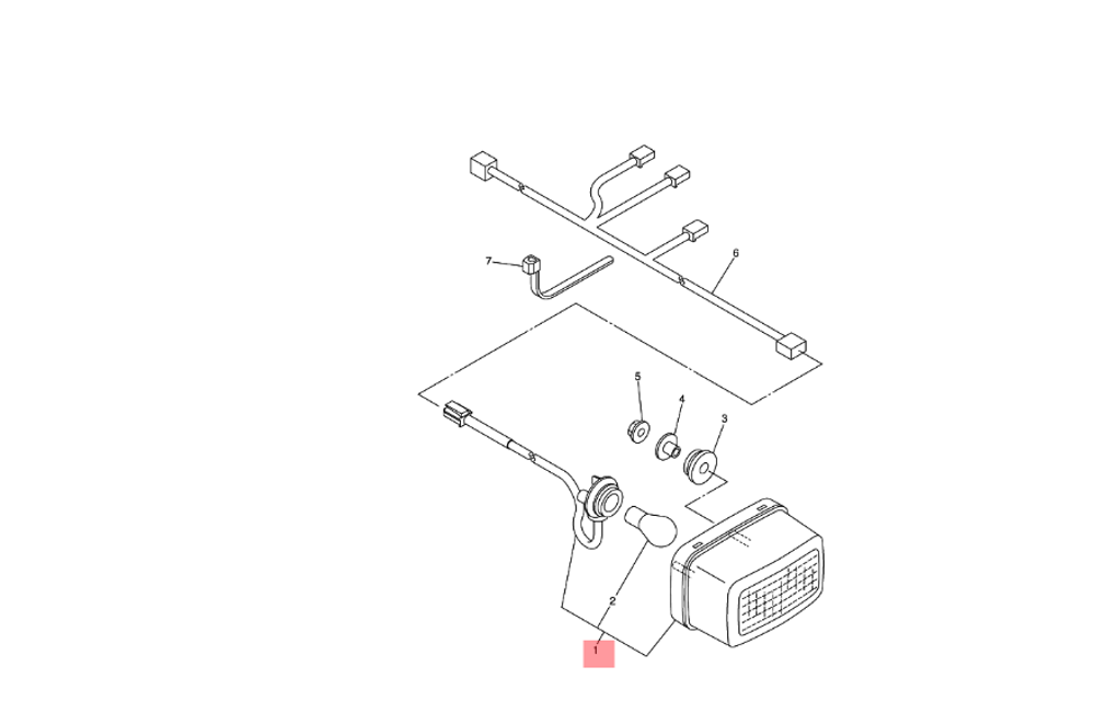 Стоп-сигнал Yamaha 8FN-84710-01-00