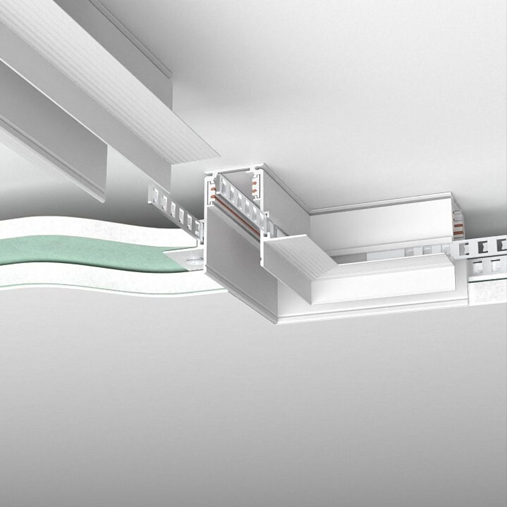 Соединитель угловой L-образный для треков встраиваемых Elektrostandard Slim Magnetic a067509