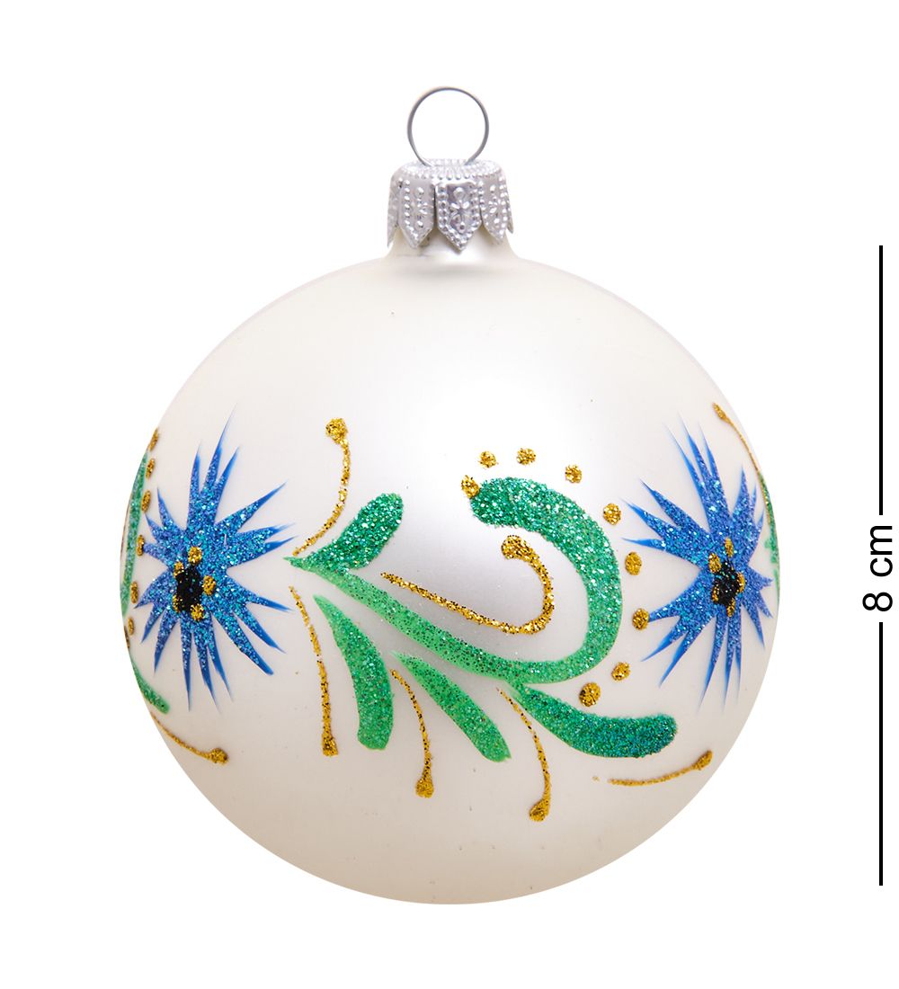 Элита НФШ-1596/2 Ел.украшение Шар «Василёк» 80 мм