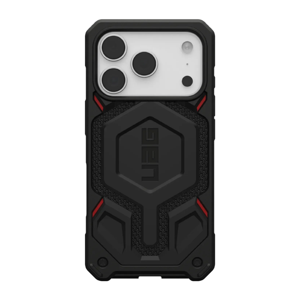 Защитный чехол MagSafe UAG Monarch Pro Kevlar для iPhone 17 Pro Композитный гибридный чехол с очень высоким уровнем защиты при падении и вырезом для Контроллера камеры
