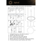Подвесная светодиодная люстра Aployt Nisia APL.025.03.60