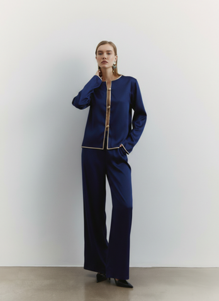 Костюм "Shine" из сатина, цвет тёмно-синий, р-р OS