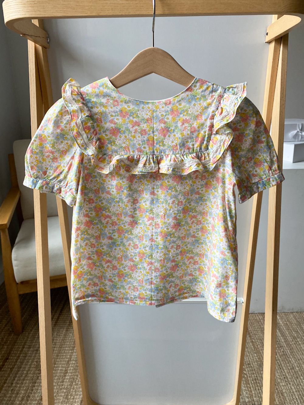 Хлопковая блуза Bonpoint, 116