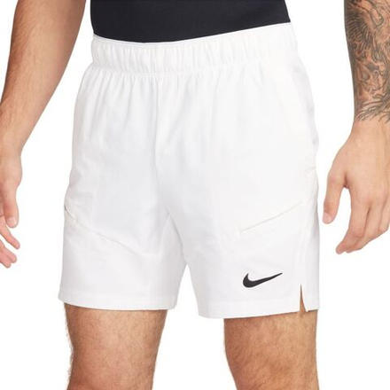 Теннисные шорты Nike Court Dri-Fit Advantage 7" Tennis Short - white/white/black - White