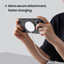 Чехол прозрачный тонированный c MagSafe для iPhone 17 Pro Max, серия Super Frosted Shield Pro Magnetic (Clear version) от Nillkin