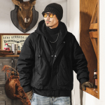 Мужская пуховая куртка из двух частей в стиле американского ретро, зимнее утолщенное пальто с капюшоном из 90% белого утиного пуха, морозостойкое и теплое.