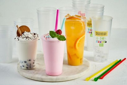 Стакан Bubble Cup 375мл МАТОВЫЕ, (цвет: Прозрачный) 300шт/кор (ВЗЛП)