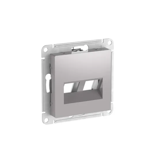 Накладка двойная AtlasDesign для информационных функций типа Keystone алюм. SE ATN000390