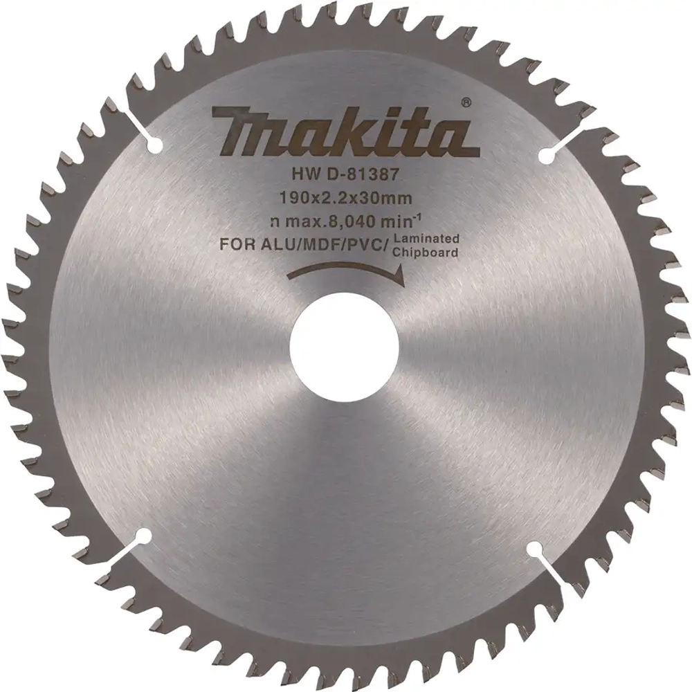 Пильный диск универсальный 190x30x2.2/1.4x60T Makita D-81387
