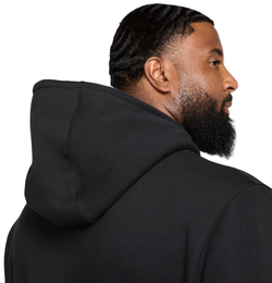 Куртка теннисная Nike Club Fleece Pullover - black/black/white