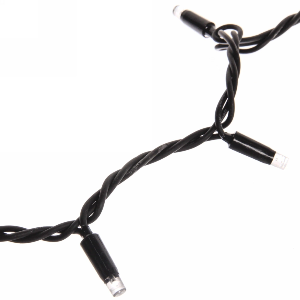 Гирлянда для улицы БАХРОМА «Мерцание» ш5м* в40/60см 180 ламп LED, черный провод, IP-65, Белый (возможность соединения)