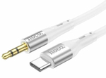 Кабель Hoco Aux (Jack 3.5 - Type-C) UPA22 1m-Белый
