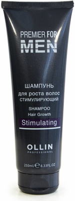 OLLIN PREMIER FOR MEN Шампунь для роста волос стимулирующий 250мл/ Shampoo Hair Growth Stimulating