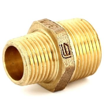 Ниппель переходной Effebi 1/2" х 3/4" НР с наружной резьбой бронзовый (B3245A0405)