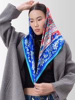 Платок «Собор Василия Блаженного» 100% шелк