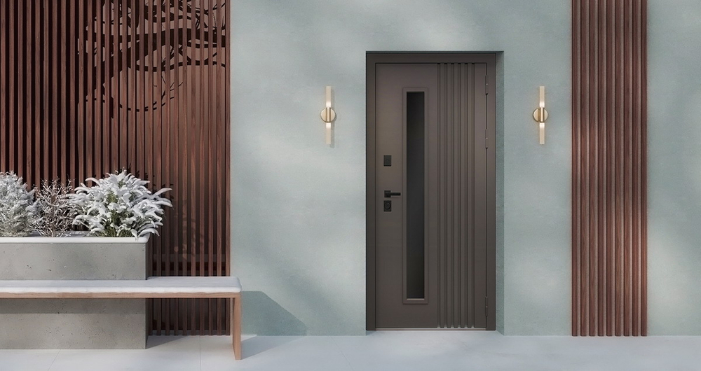 Стальная дверь "Arteon" с окном (терморазрыв 3к)