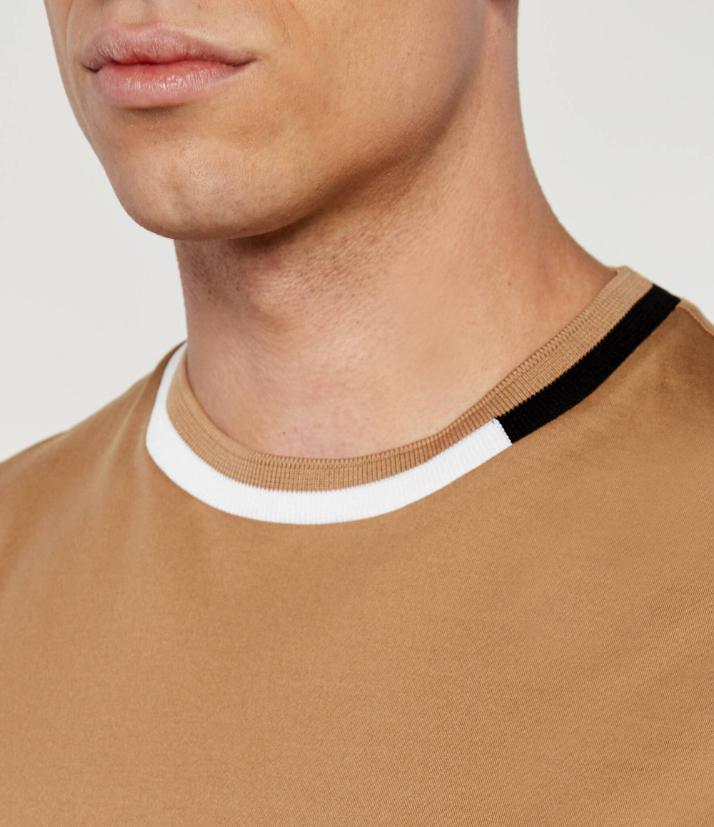 Футболка Thompson BOSS BLACK - коричневый(50513364)