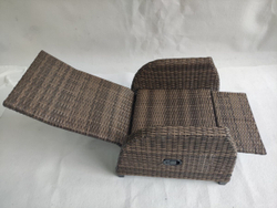 Кресло реклайнер плетеное из ротанга Гранд Патио «Grand Patio» — Шоколад