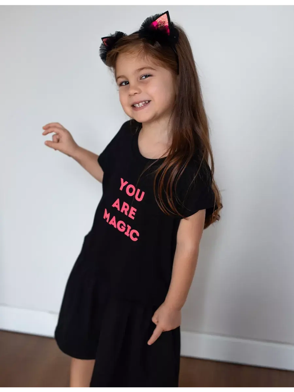 Платье детское трикотажное повседневное в садик