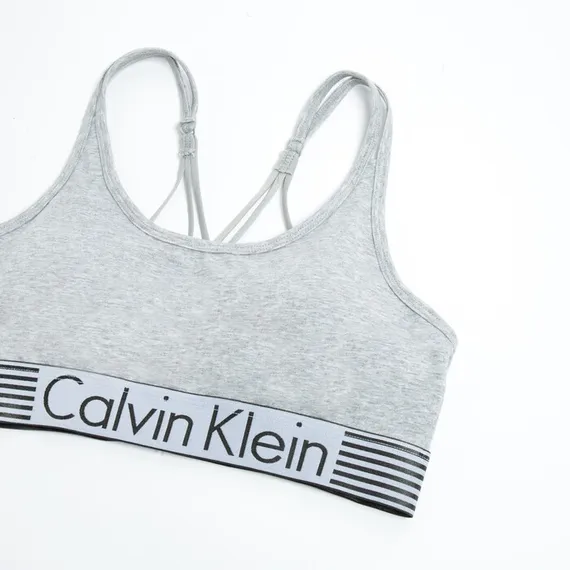 Комплект женский (топ с тонкими лямками, трусы), цвет серый МИКС, размер 44-46