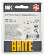 BRITE Рамка 1-местная РУ-1-1-Бр металл черный RE AL IEK