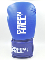 Бокс перчатки GREEN HILL Super (BGS-2271LR) синий 12oz                                                            .