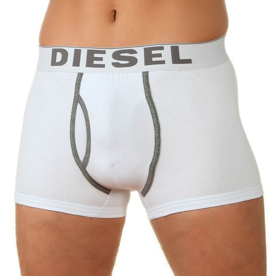 Мужские трусы боксеры белые Diesel