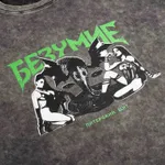 Футболка Питерский щит Безумие темно-серая