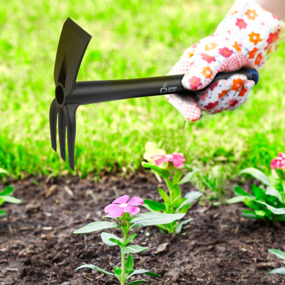 GAMK01-86 GREEN APPLE Мотыжка комби, нейлоновая