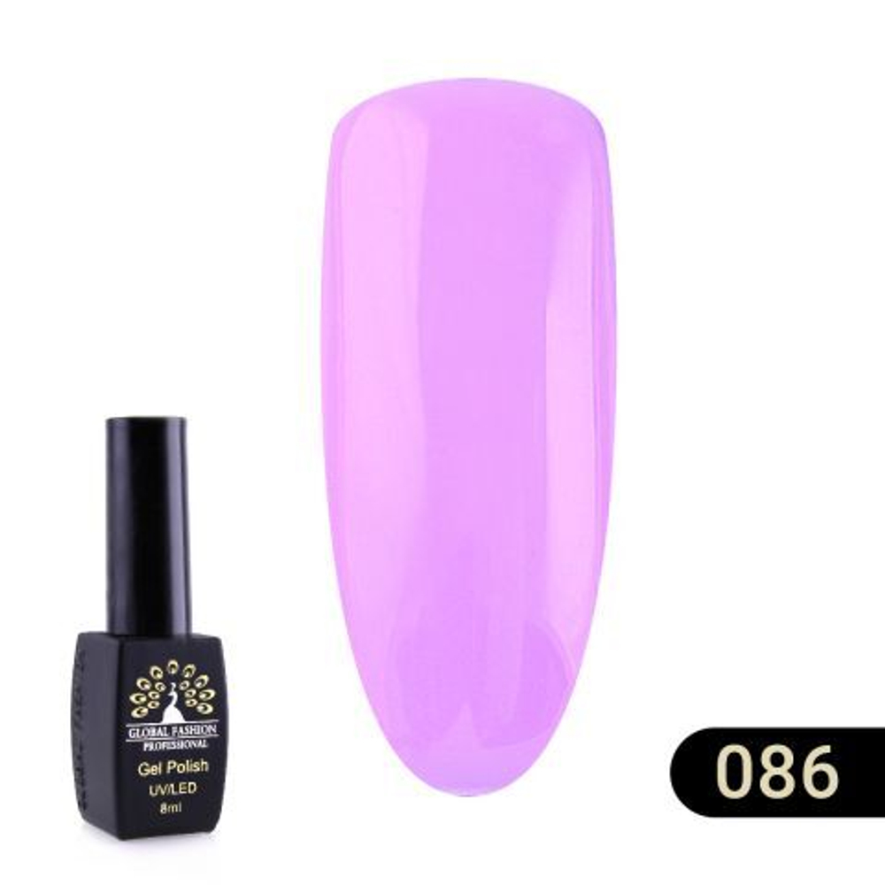 Гель лак BLACK ELITE 086 , Global Fashion 8 мл