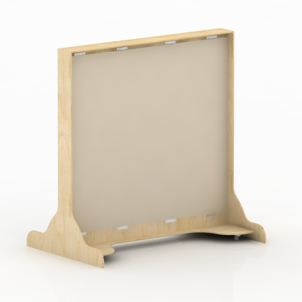 Мобильная двухсторонняя перегородка Адела для крепления ковров/пособий с магнитно-маркерной поверхностью серия СКАНДИК