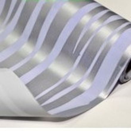 Пленка 2-х ст Зебра СЕРЕБРО НА СИРЕНЕВОМ (10м)