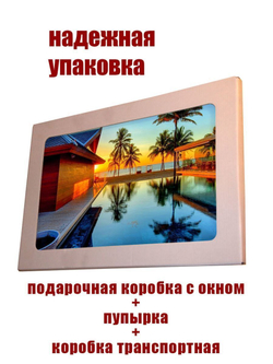 Фото на стекле "Закат в доме мечты"