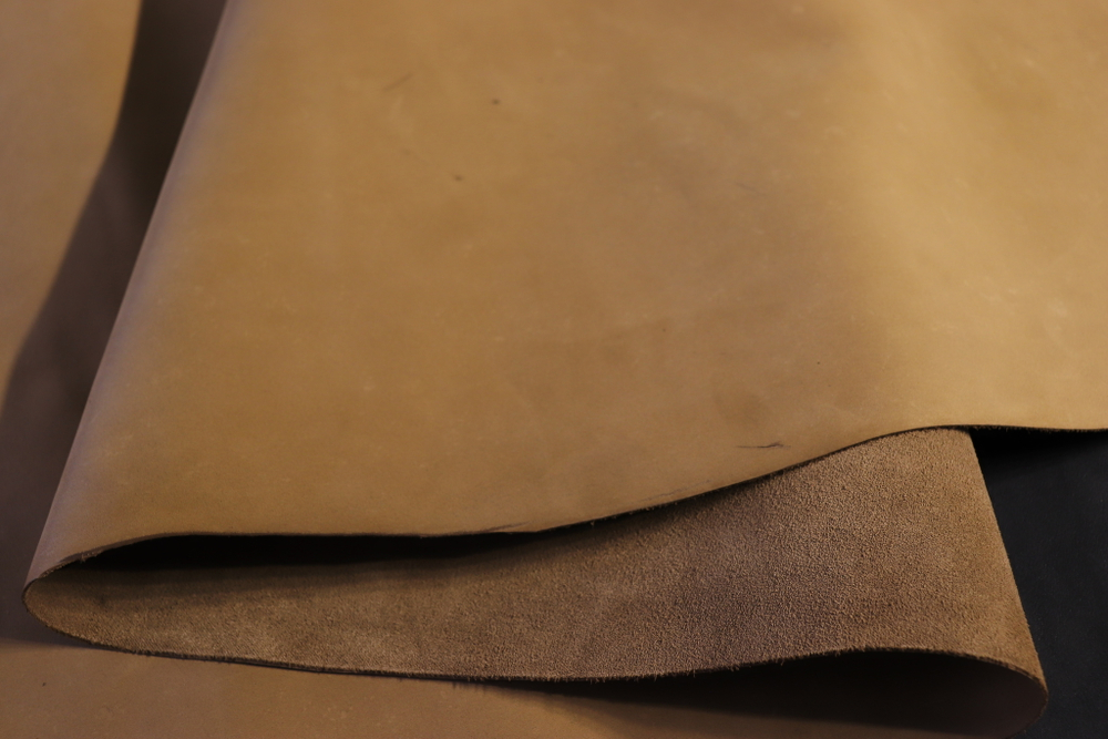 1,2-1,4 Кожа Нубук Крумбош Песочный