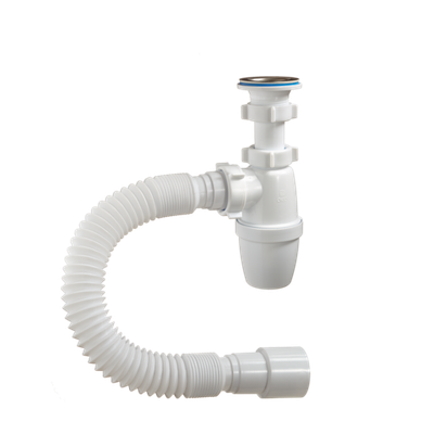 3202 Сифон 1 1/4 с гибкой трубой ОРИО  (40/1шт)