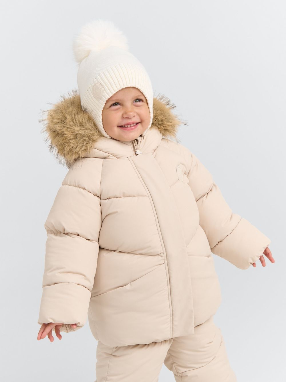 Костюм зимний на пуху "Тофу" 0+