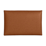 Картхолдеры и кошельки HERMES Calvi Epsom 37 Gold, H044164CK37