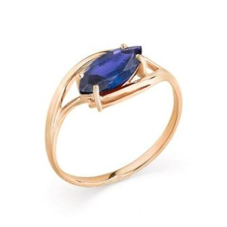 Кольцо из золота с сапфирами