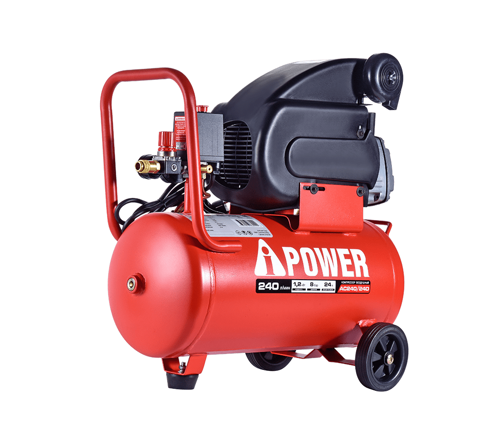 Компрессор A-iPower поршневой масляный AC240/24D