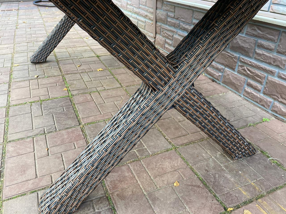 Обеденный стол из искусственного ротанга КРОСС МЭДИСОН «CROSS MADISON» арт.A00081