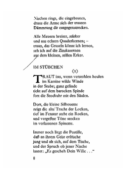Erste Gedichte | Rainer Maria Rilke