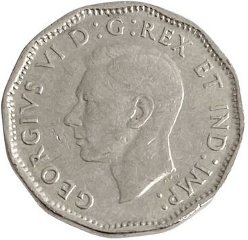 5 центов 1947 Канада