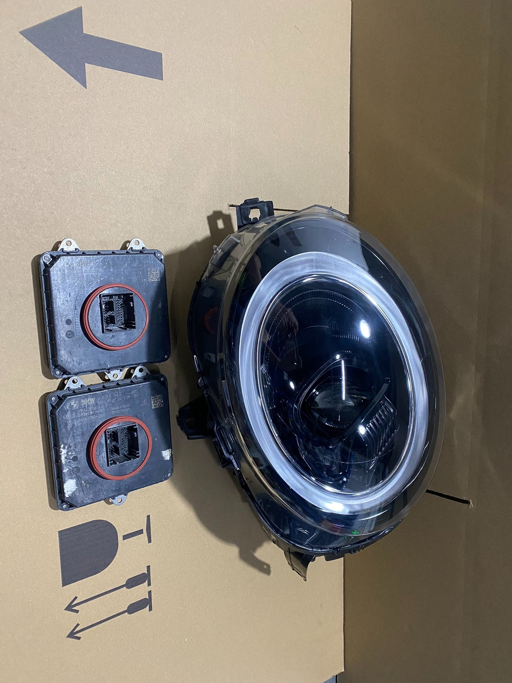 Фара LED черная Mini F56