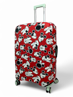 Чехол на чемодан 28", цвет красный/разноцветный, Микки