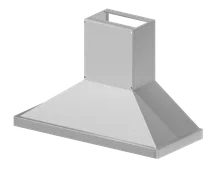 Вытяжка ZVN-S4 с подсветкой, нержавеющая сталь, 120x80x50 см, Ontario, KuhniGrill