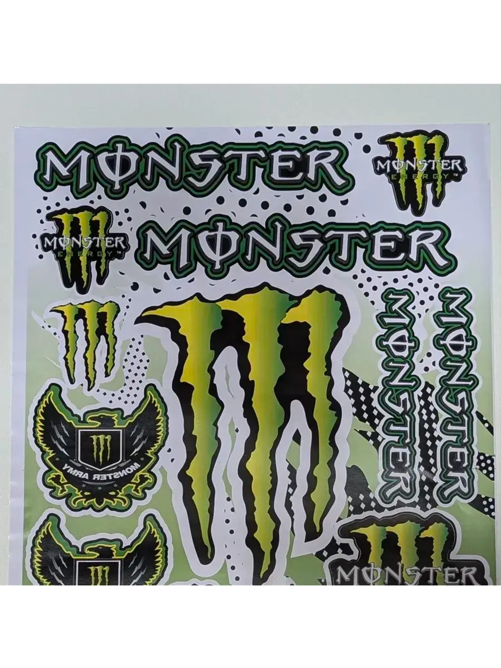 Набор наклеек мото