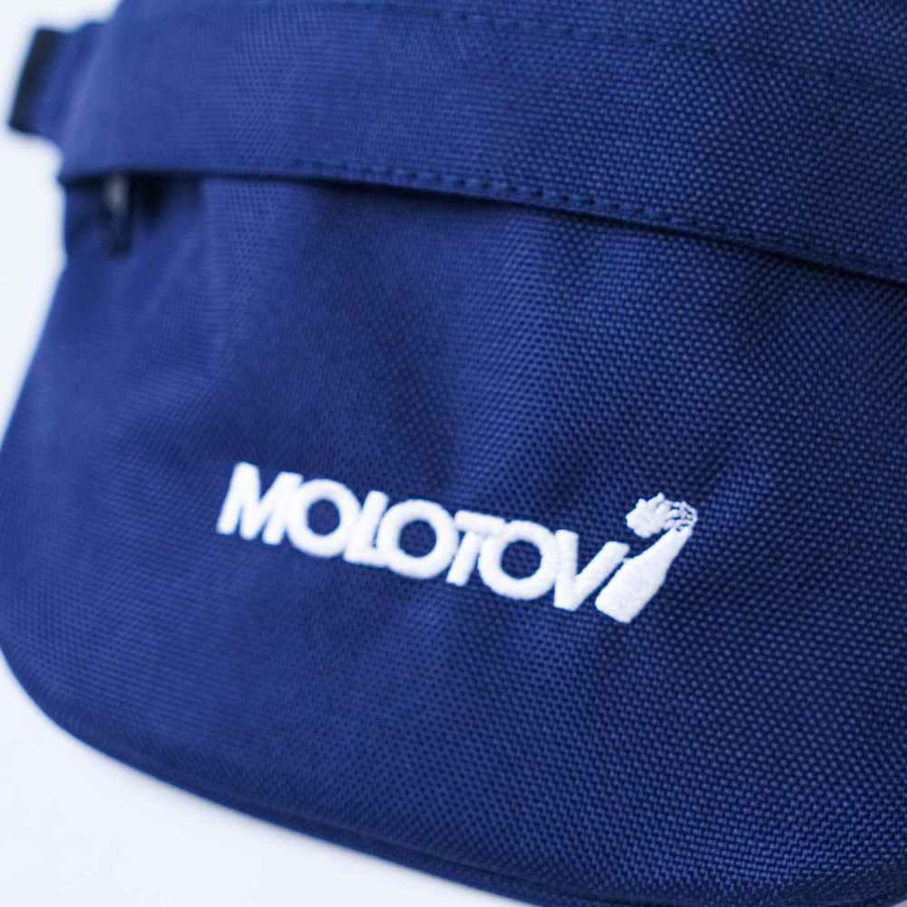 Сумка поясная Molotov Bag Logo Синяя