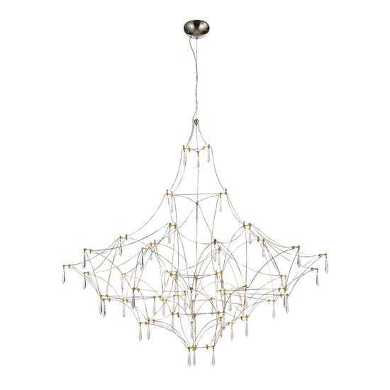 SL6601.113.114 Светильник подвесной ST-Luce Хром/Прозрачный LED 114*0,5W 3000K GRAVETTA