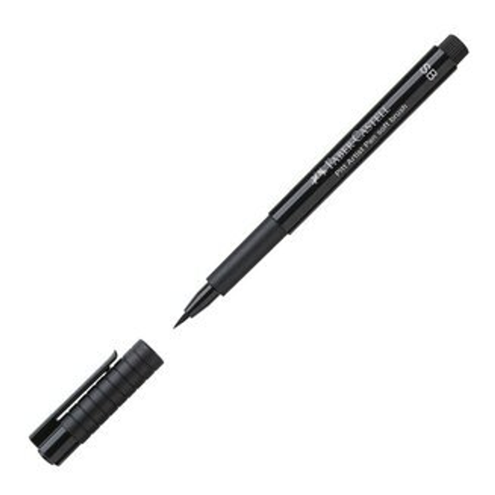 Капиллярные ручки "Pitt Artist Pen Soft Brush", черная кистевая